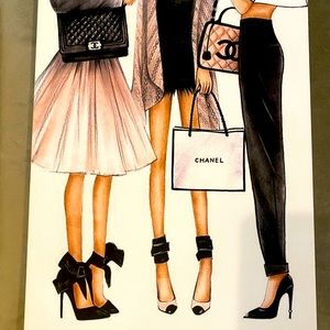 Small Wall Art with Chanel feature.
